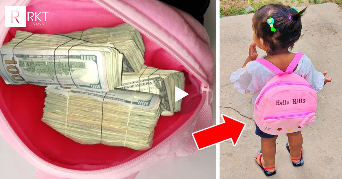 Babai gjen tufa dollarësh në çantën e shpinës së vajzës 6vjeqare, mëson se ajo nuk shkon në shkollë..(VIDEO)