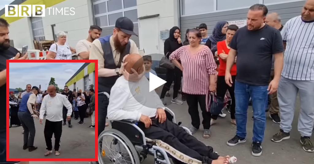 Video Më E Fuqishme Në Gjermani, Ky Është Një I Paralizuar Prej Vitesh, Me Një Të Kërsitur Kokën Ngrihet Në Kembe(VIDEO)